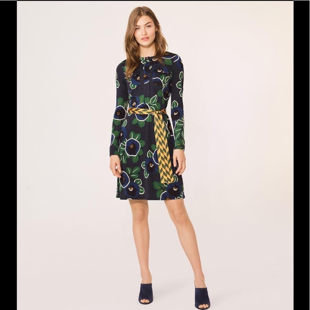 TORY BURCH Portia Shirtdress  Silk  Floral 🤗